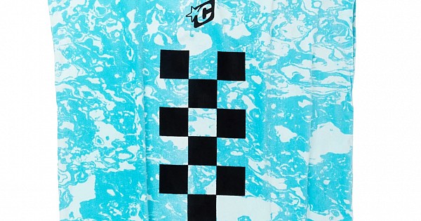 Creatures of Leisure Fluoro Blue Chex Poncho 100% Cotton